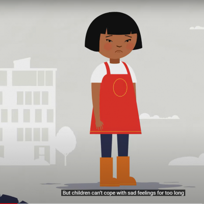 Puddle jumping: How children can seem to move in and out of their grief